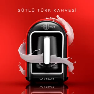 Karaca Hatir Mod Sutlu Turk Kahve Makinesi Red